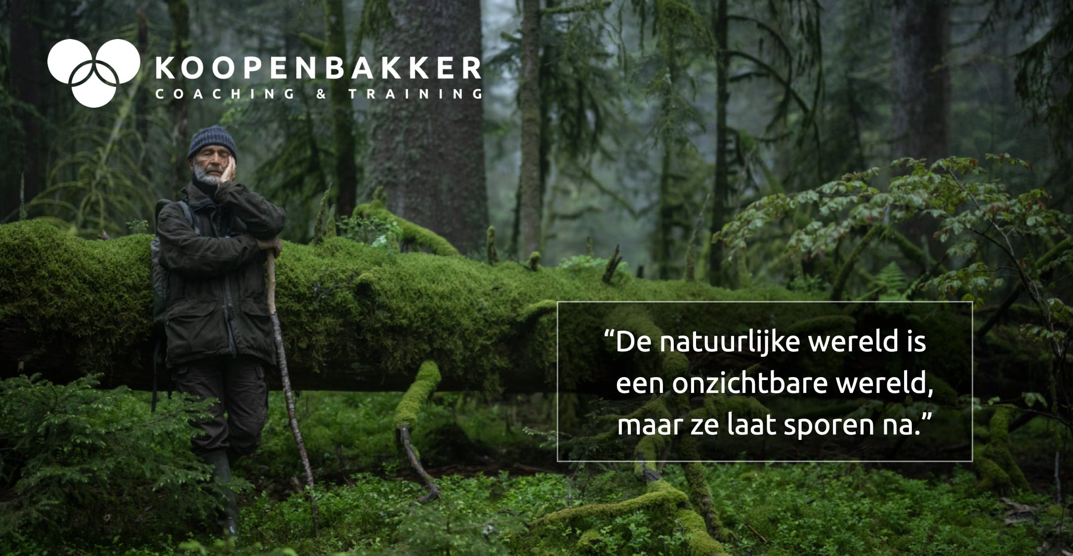 De natuurlijke wereld is een onzichtbare wereld, maar ze laat sporen na.