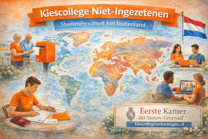 Registreren als Kiezer buiten Nederland voor de Kiescollegeverkiezingen