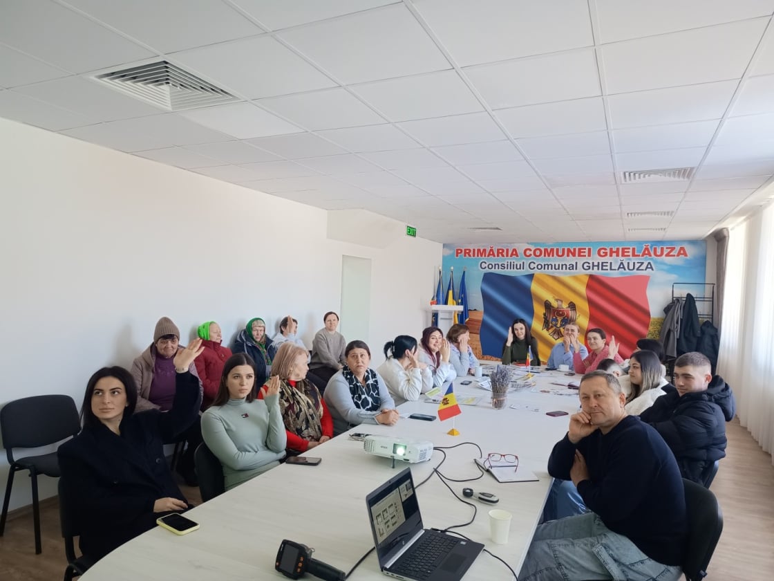 Participants in the energy efficiency training