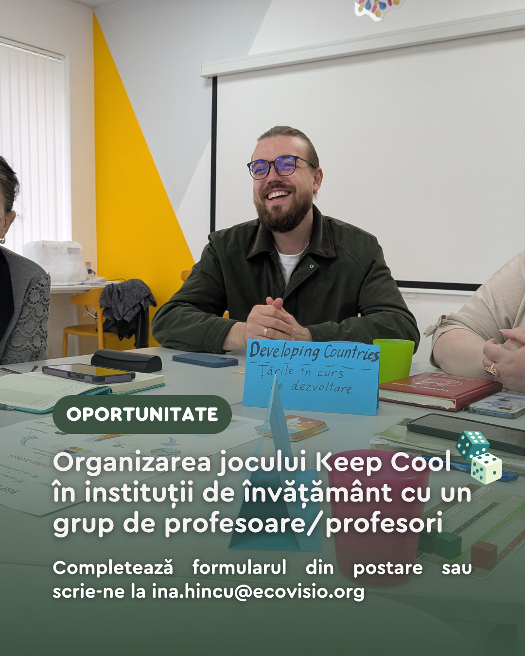 Visual about organizing Keep Cool games in schools