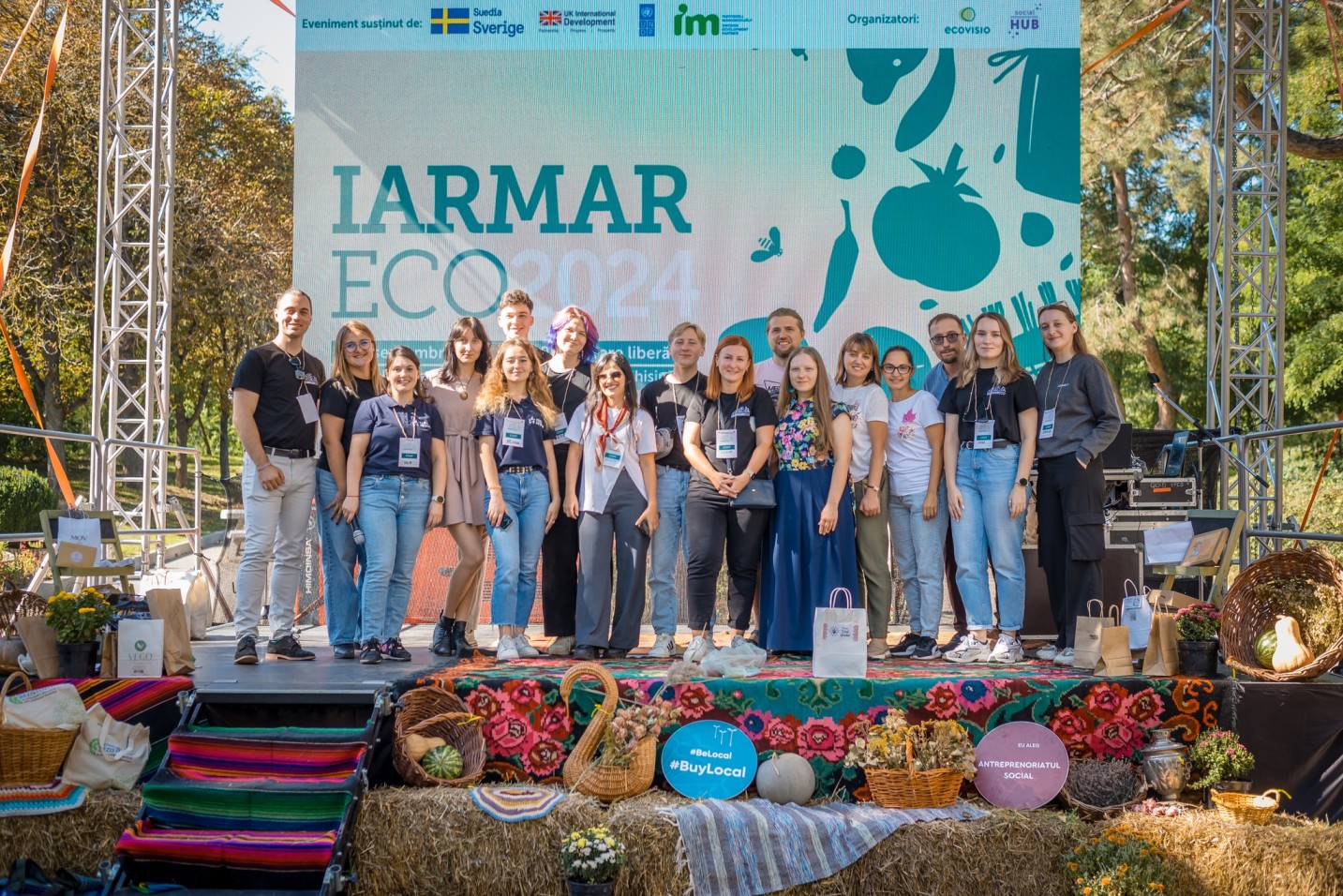 Команда EcoVisio на IarmarEco 2024