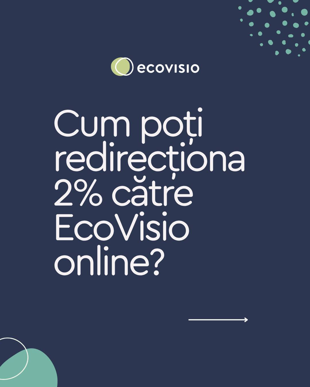Visual about redirecting 2% of incom tax towards EcoVisio