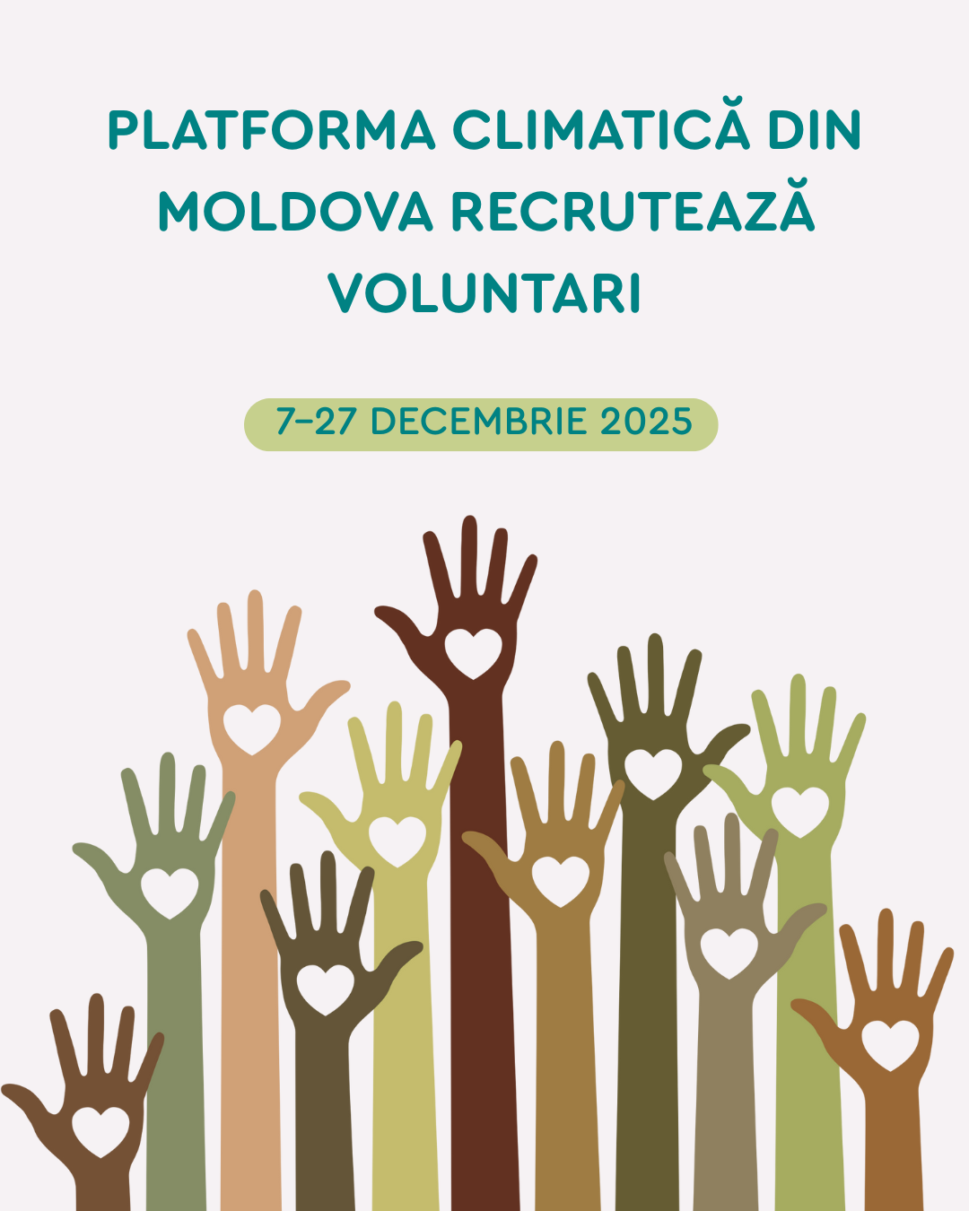 Visual on the search for volunteers