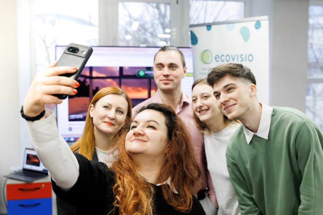 EcoVisio team at the Impact Forum in Balti