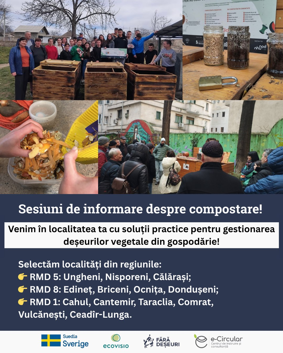 Visual about composting information sessions