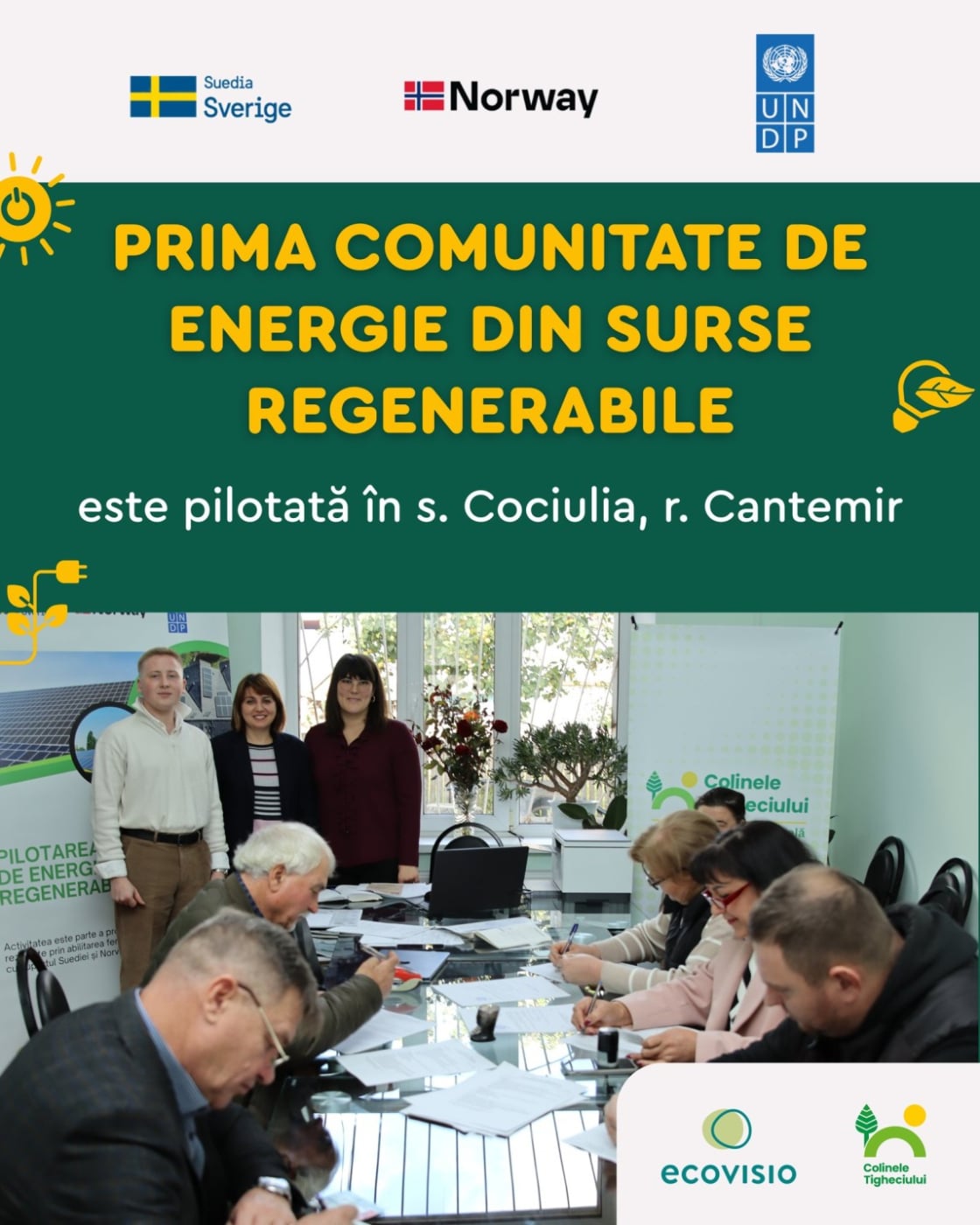 Visual dedicated to the first renewable energy community