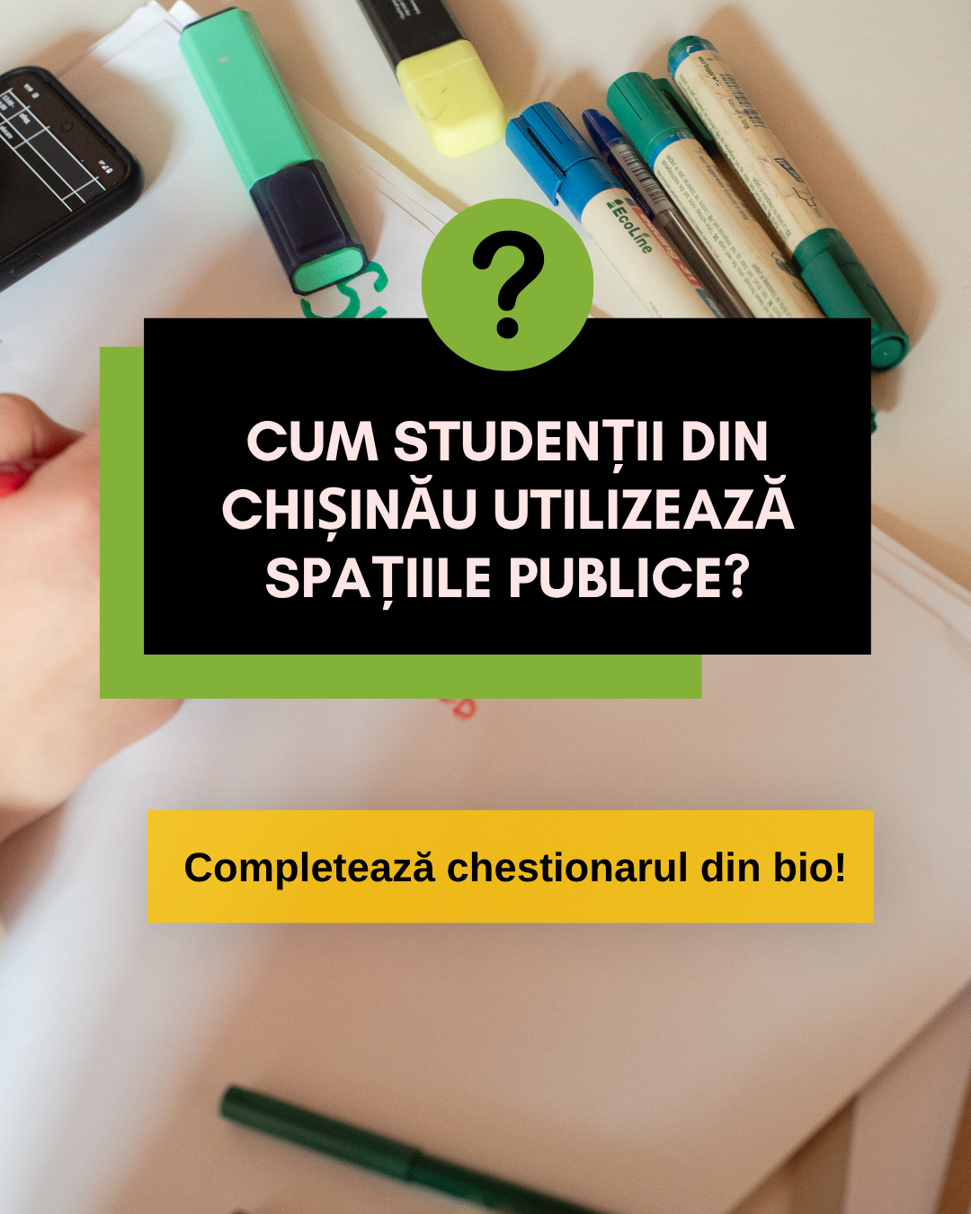 Visual about the survey for students