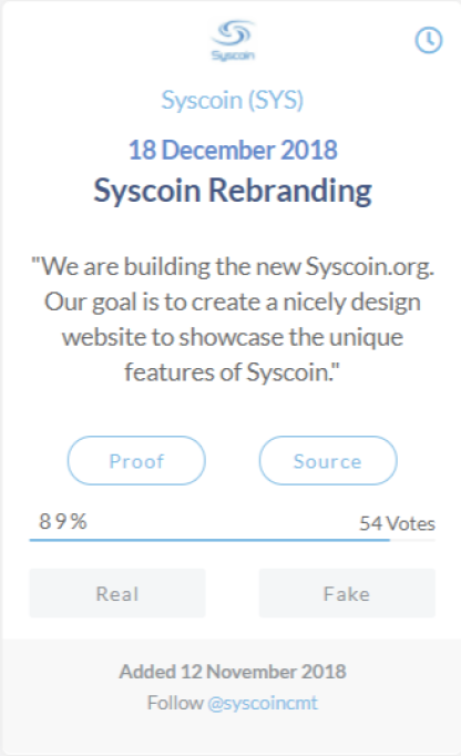 Syscoin (SYS)