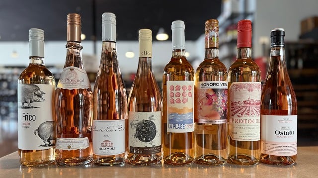 Rosé at Cork 'n Cap