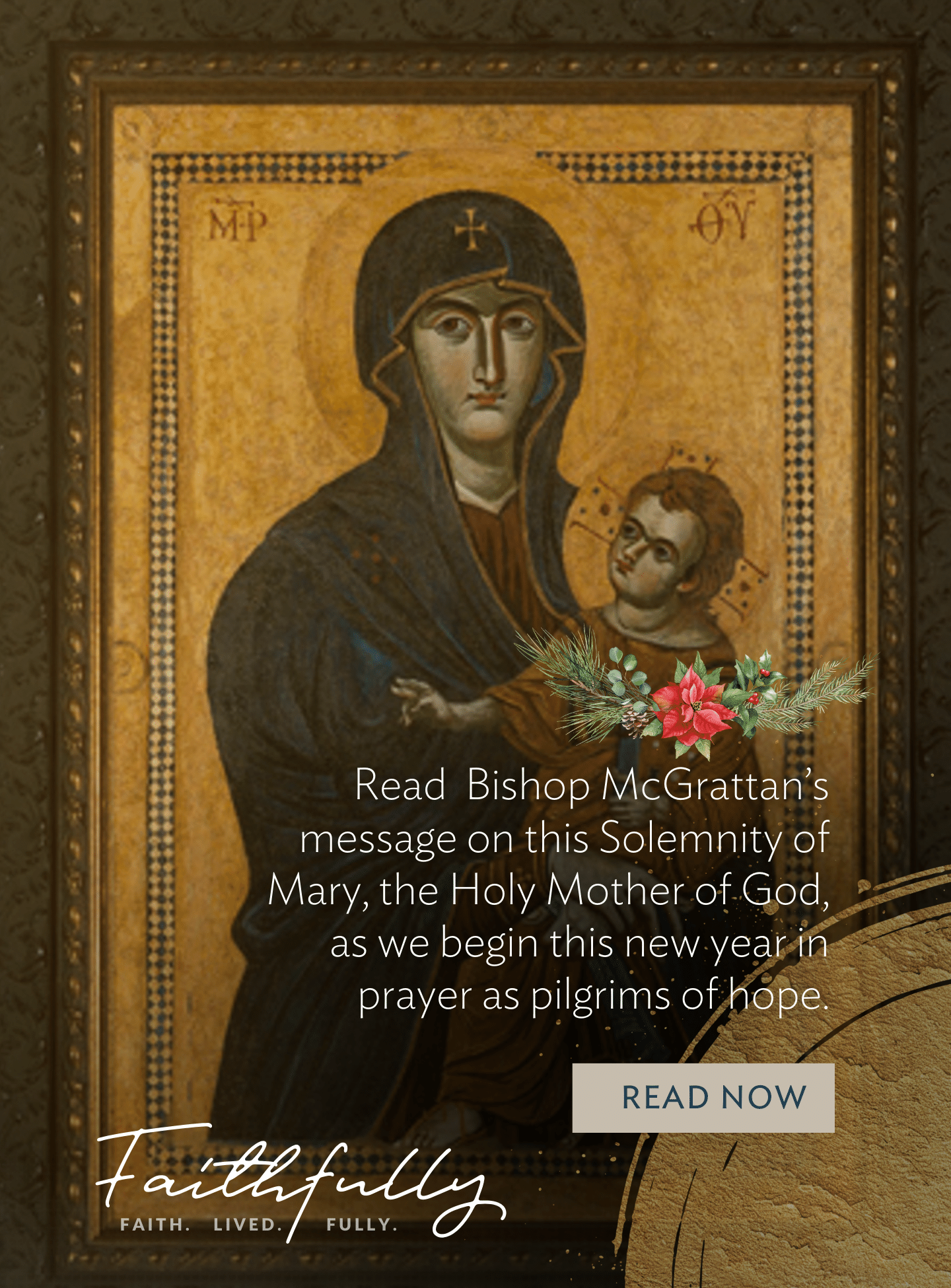Mary, Mother of God: A New Year Message from Bishop McGrattan