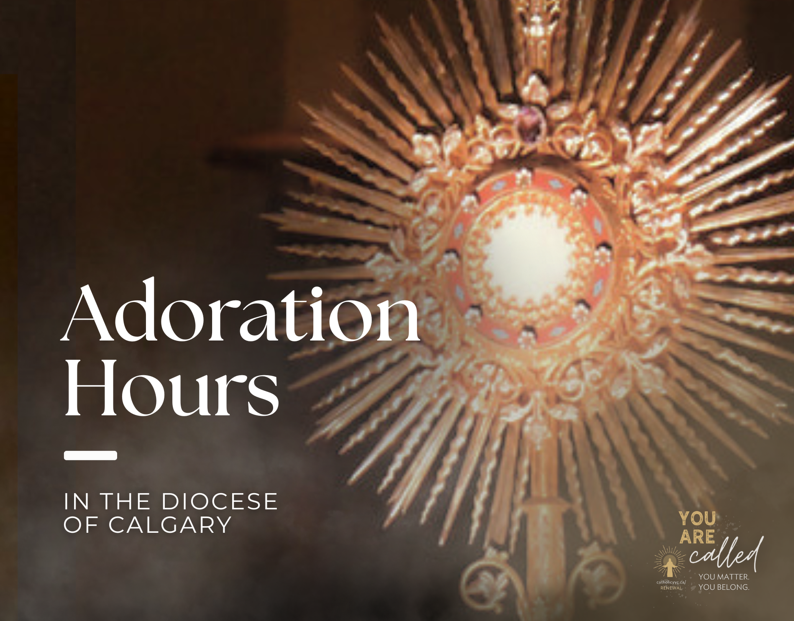 Adoration Hours in the Diocese