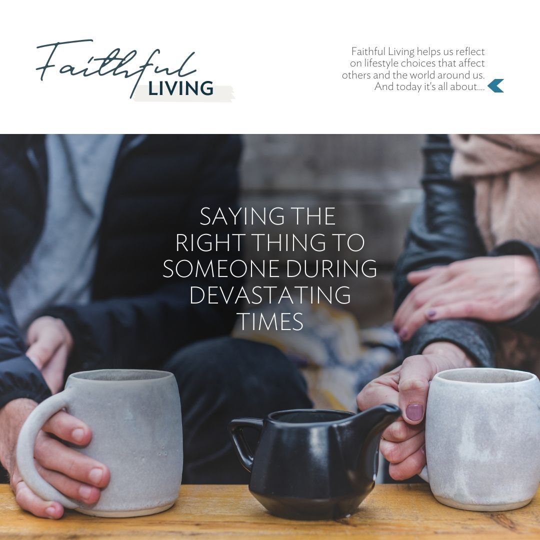 How do you comfort someone who is grieving?
