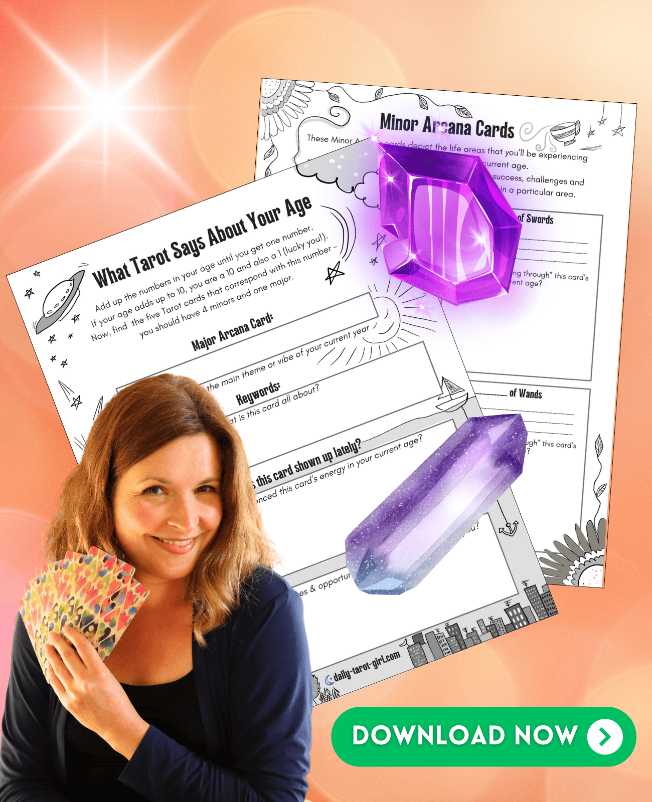 FREE! Your Tarot Age Worksheet