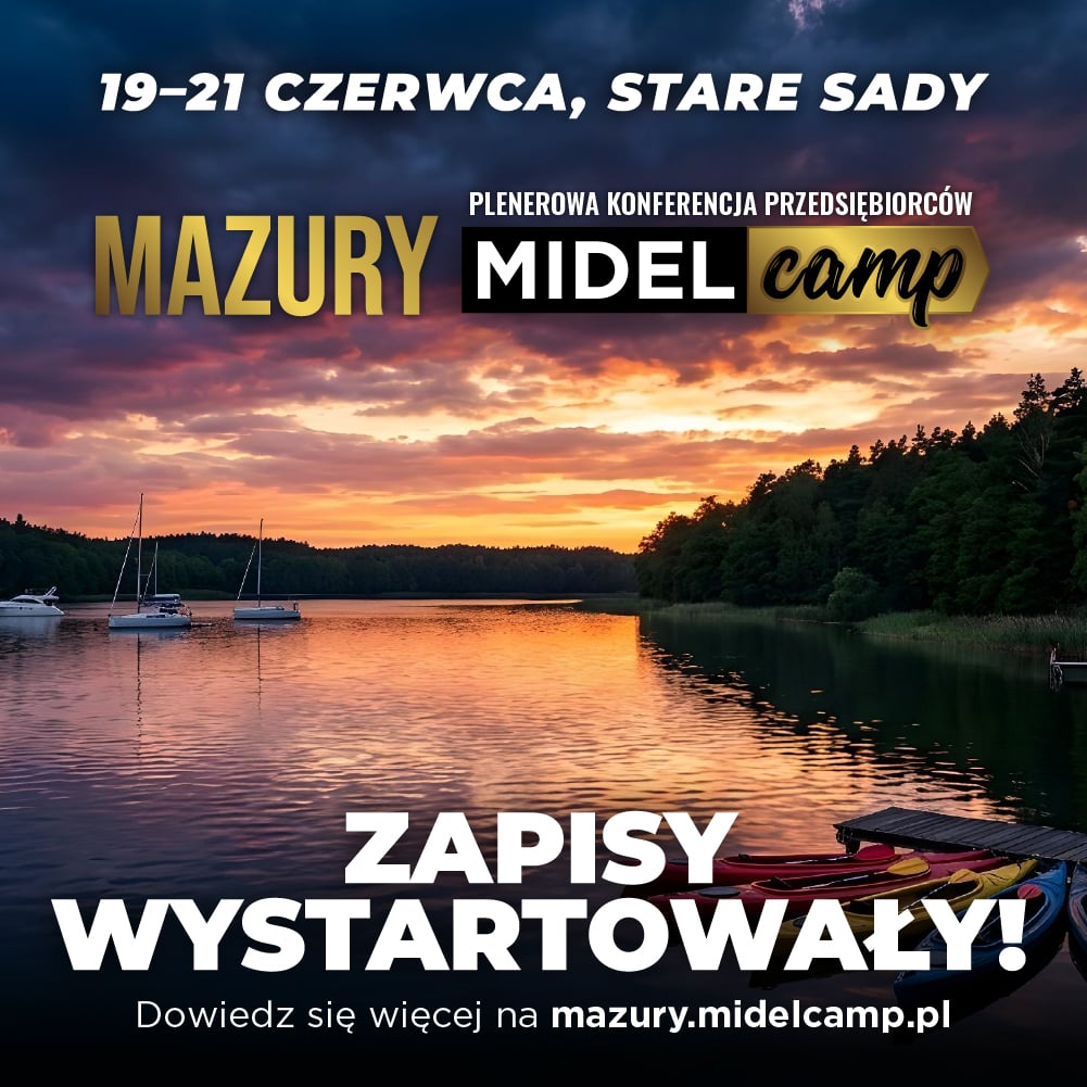 Czerwiec na Mazurach - Midel Camp Mazury 2026