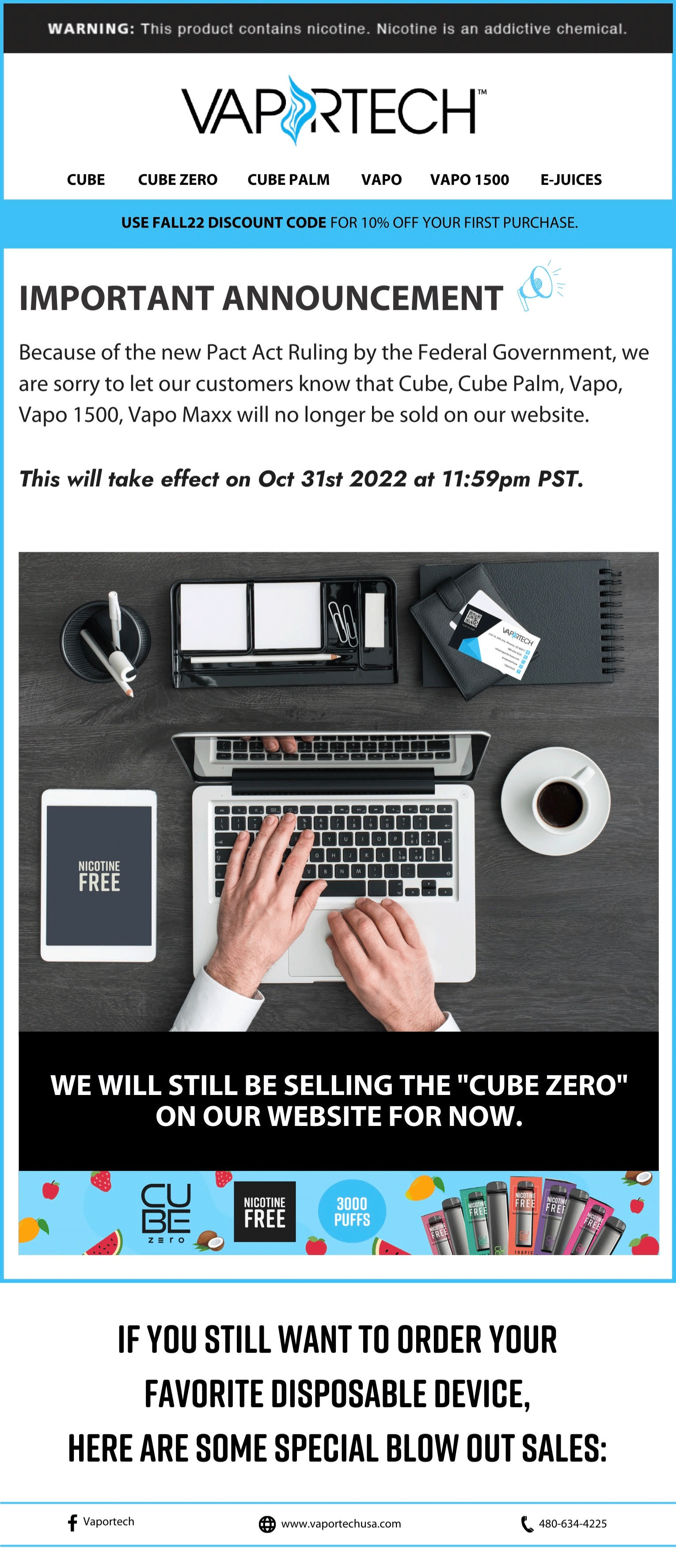 Important Announcement Very Important Vapor Tech