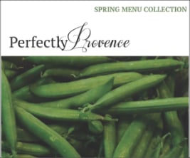 cover of spring menu collection with fresh green beans