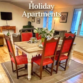 living room looking out over balcony