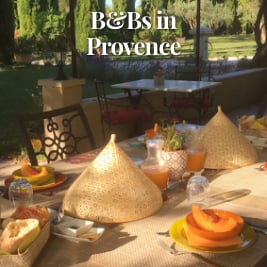 breakfast served on a patio table