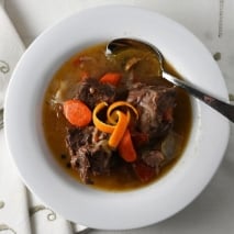 bowl of Provençal beef stew
