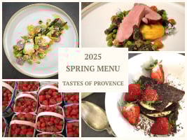 collage of images of foods on plates