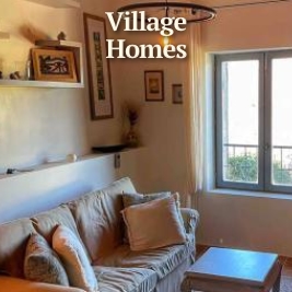 cosy living room in a village townhome