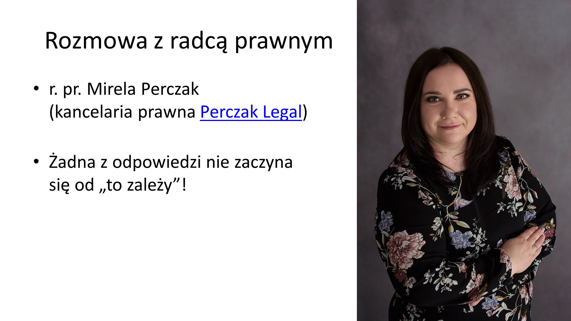 rozmowa z radcą