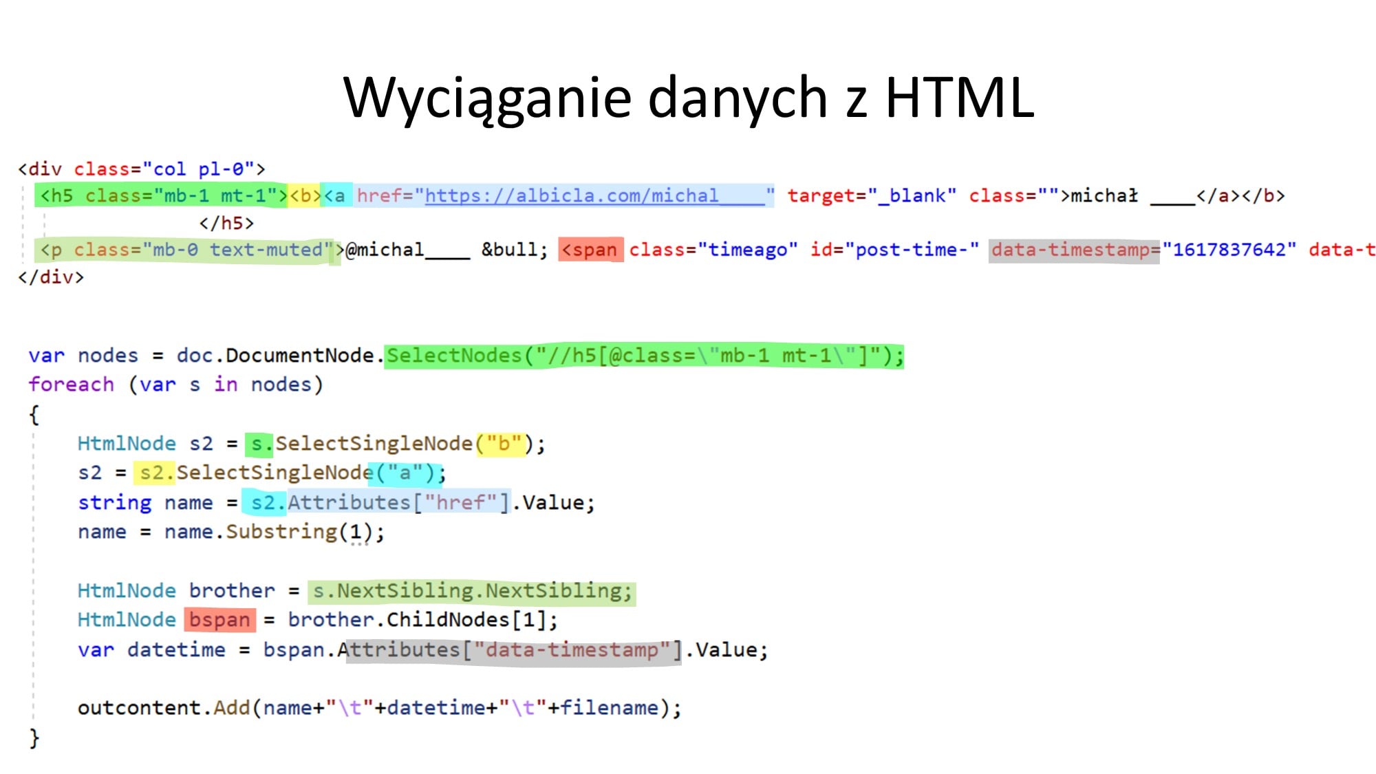 parsowanie html