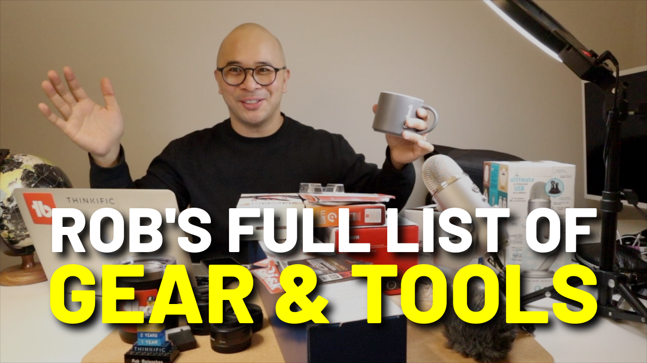 Rob's Video and Livestreaming Equipment, Gear, and Tools List, for FREE.