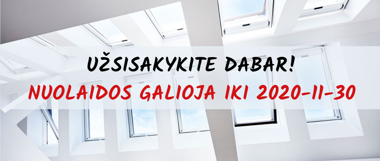 GERIAU ROTO! Nuolaidos iki 45 %
