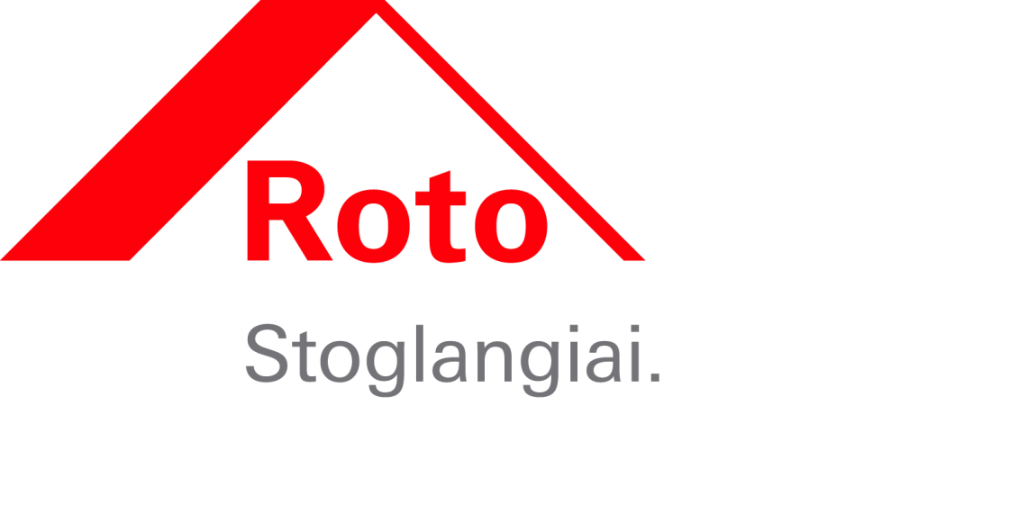 Roto stoglangiai plokštiems langams