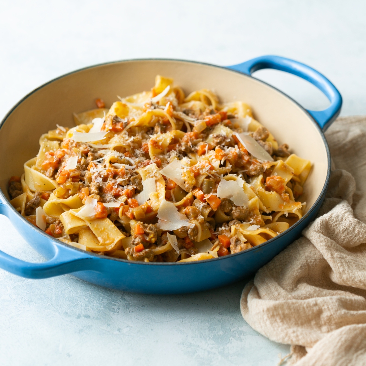 duck bolognese.