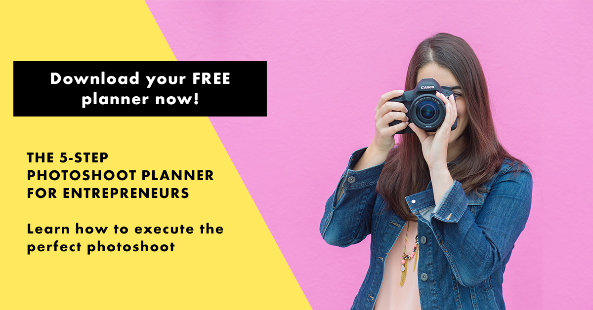 FREE 5Step Photoshoot Planner for Entrepreneurs