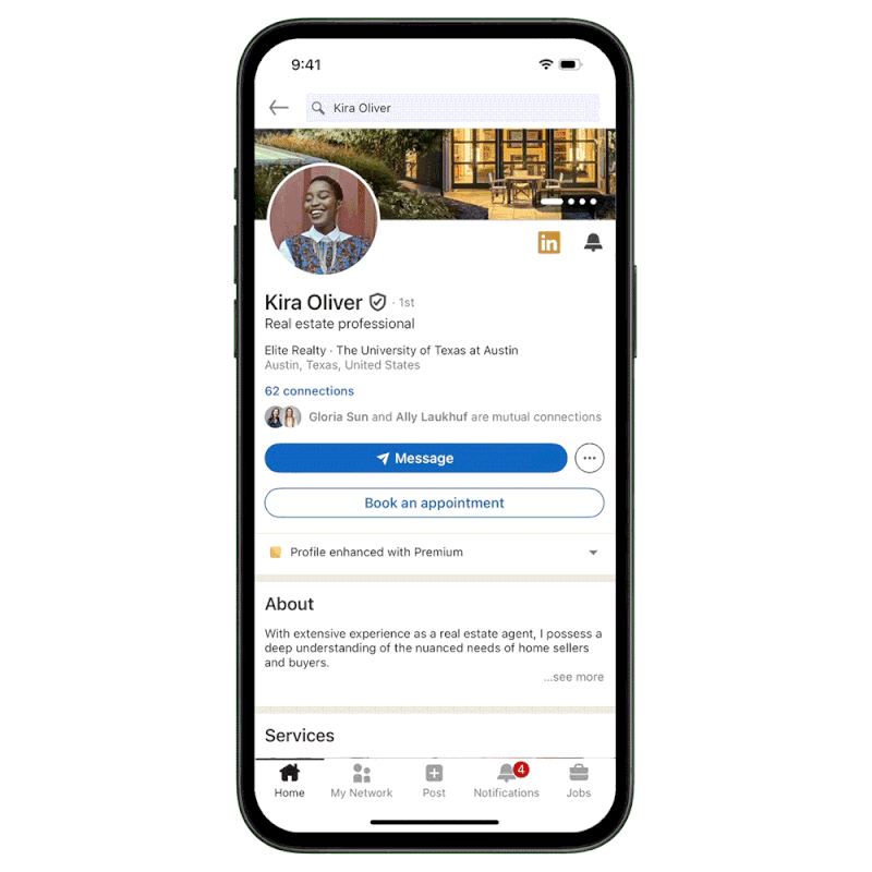 Calendly direct în profilurile utilizatorilor cu abonament Premium