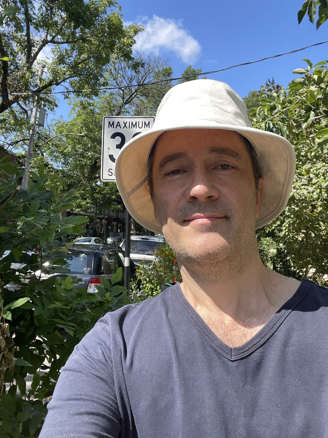 Moi - Nicolas Lemieux - lors d'une marche de l'après-midi - été 2024