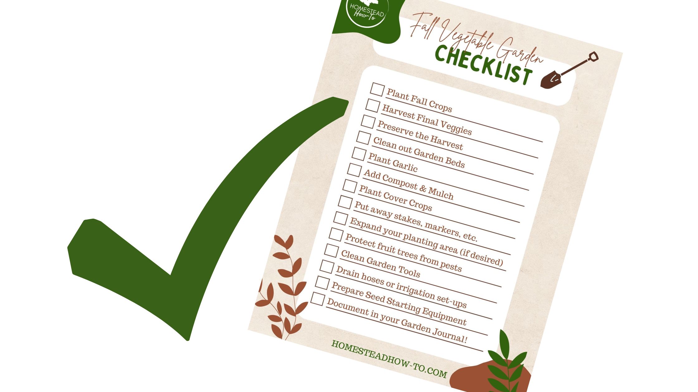 How to Prepare your Vegetable Garden for Winter (Fall Garden Checklist ...