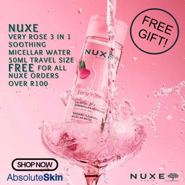 NUXE lovely travel gift spend only R100 or More.