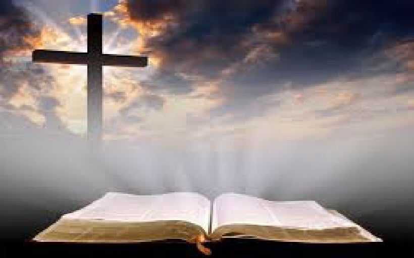 cross and Bible logo
