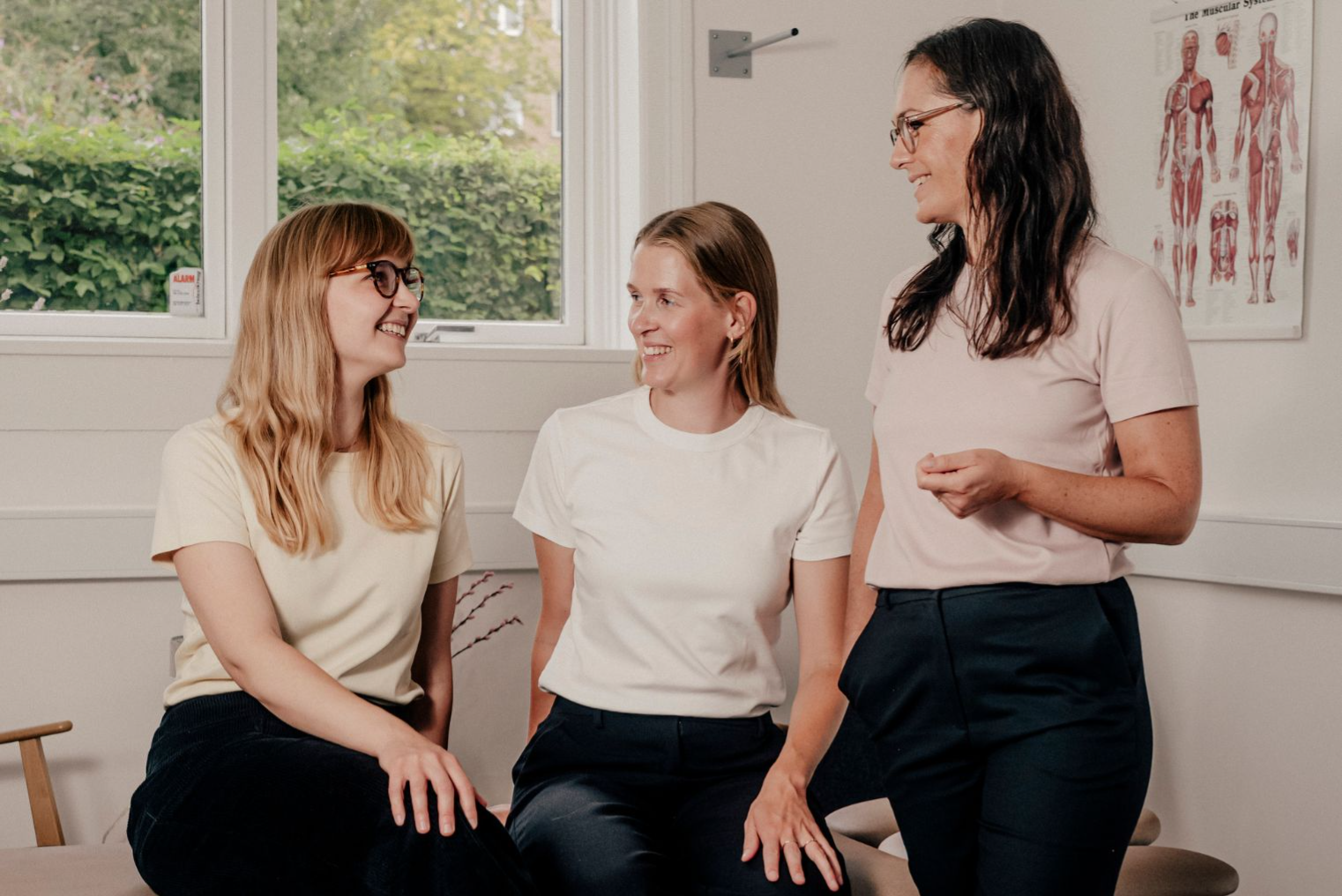 Caroline, Mina og Line, Klinik Vivo