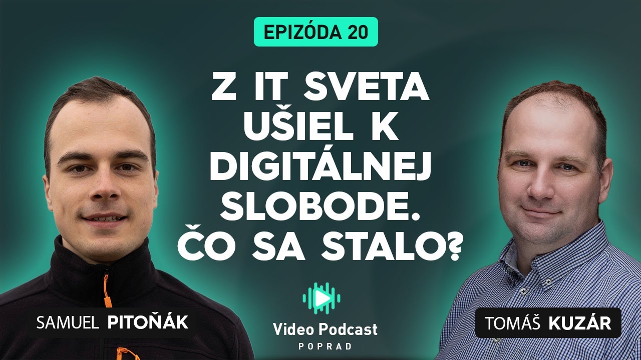 Hlasy Popradu: Z IT sveta ušiel k digitálnej slobode. Čo sa stalo? Samuel Pitoňák
