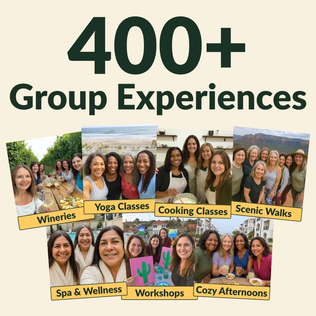 Friends on a weekend trip