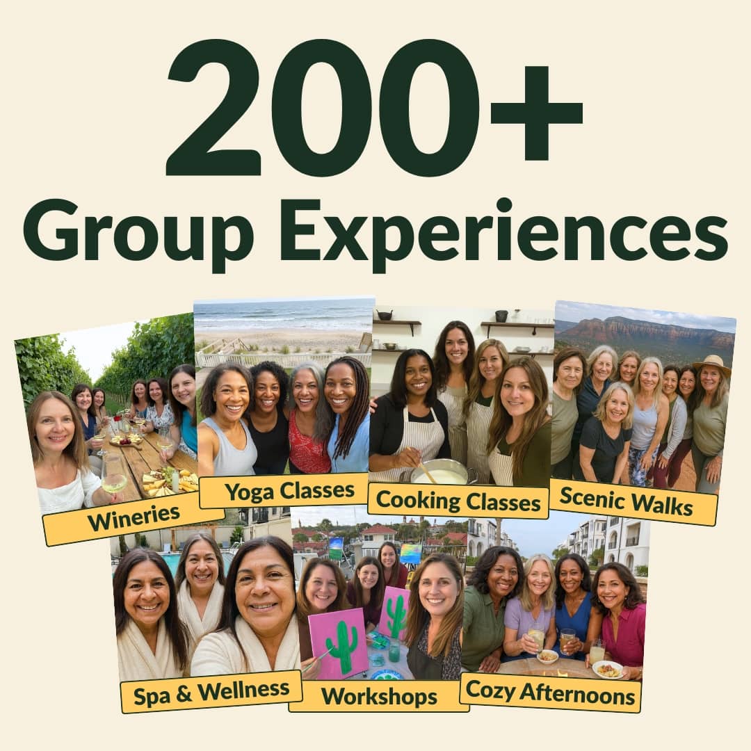 Friends on a weekend trip