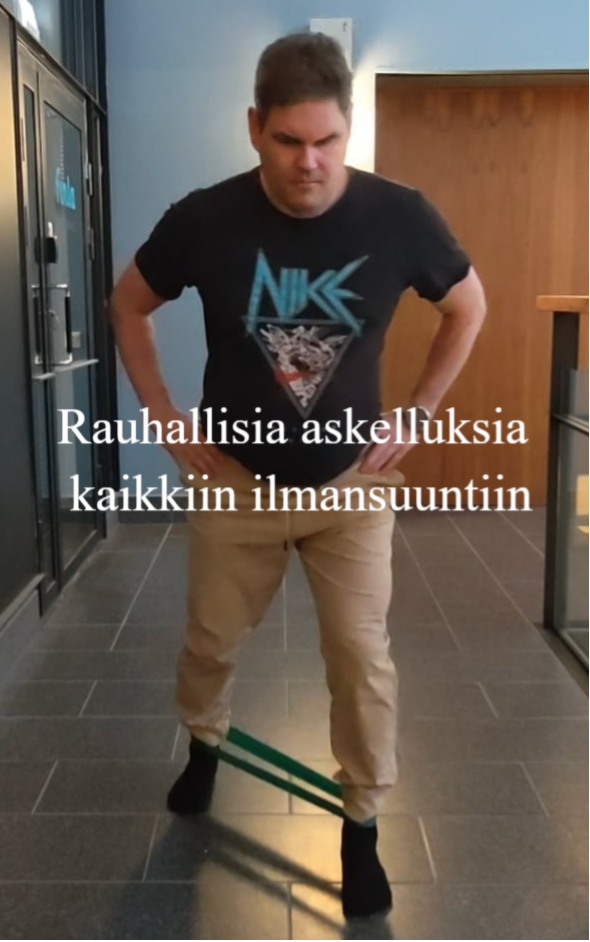 Askellukset kuminauhaloopilla