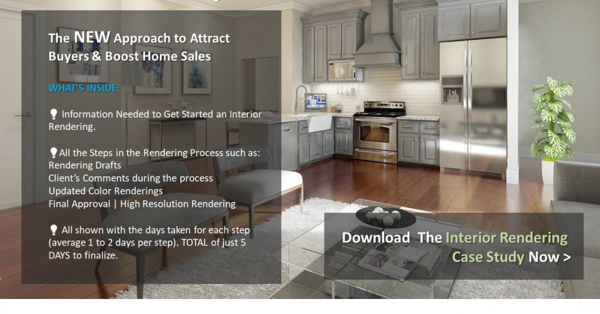 Interior Design 3D Rendering - Case Study