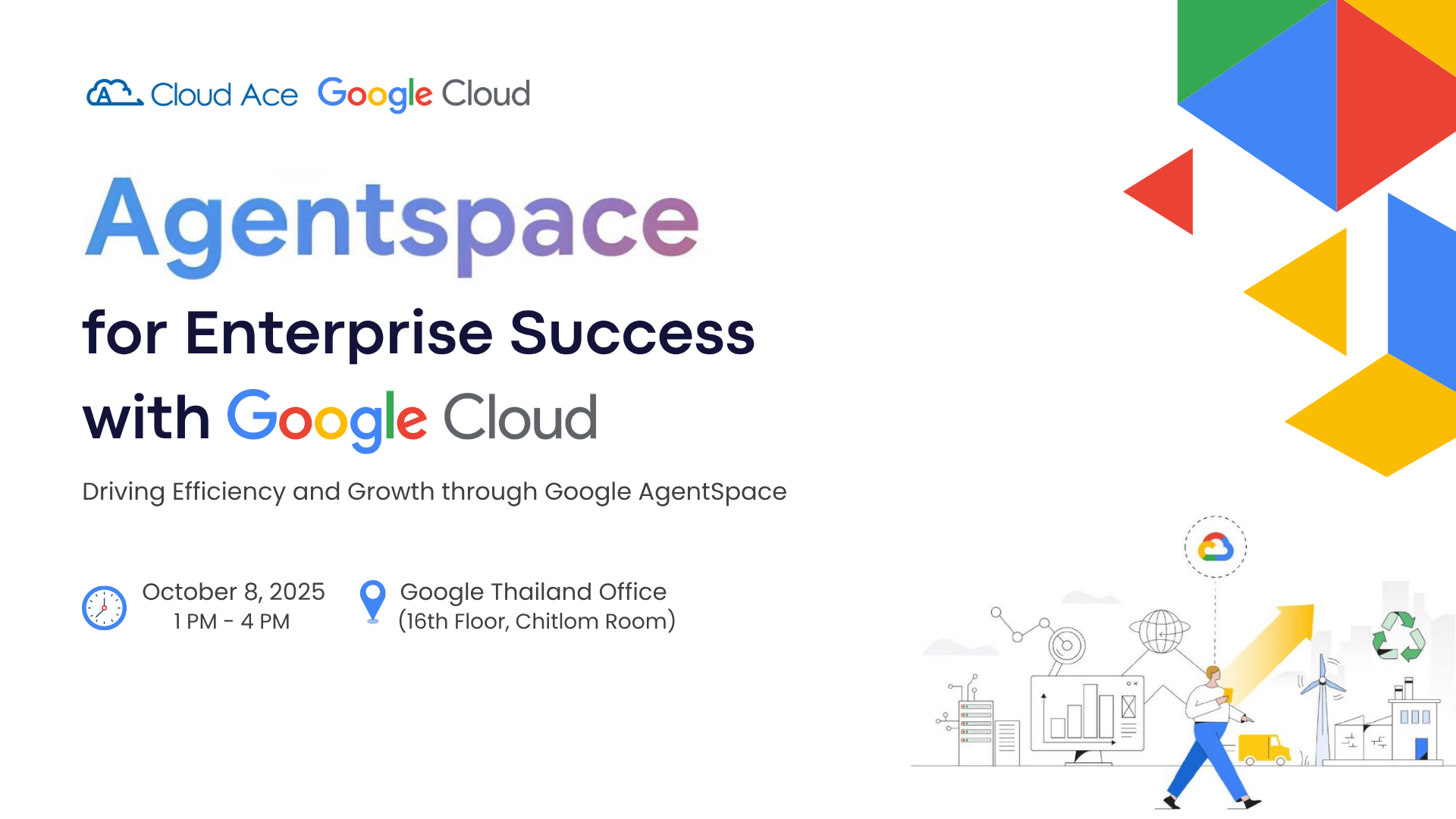 เปลี่ยนธุรกิจด้วยพลัง AI ที่งาน Agentspace for Enterprise Success with Google Cloud