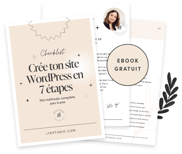 WordBook créer son site internet sans stress checklist téléchargement gratuit