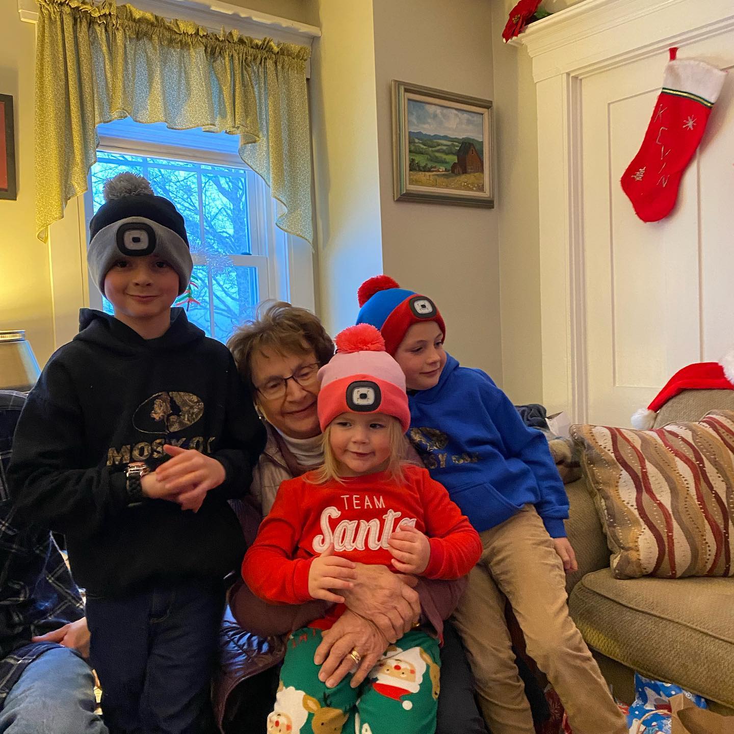 Patti's Mom with her great grandchildren!