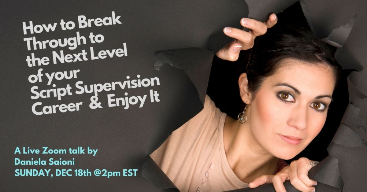 How to Break Through to the Next Level of Your Script Supervision ...