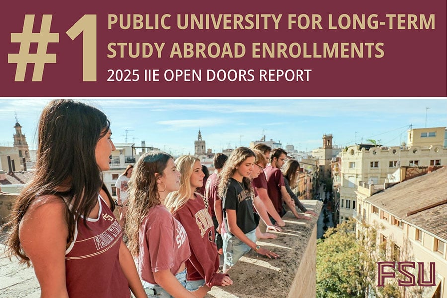 FSU among top 10 for study abroad in latest Open Doors Report