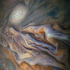 Close-up of Jupiter