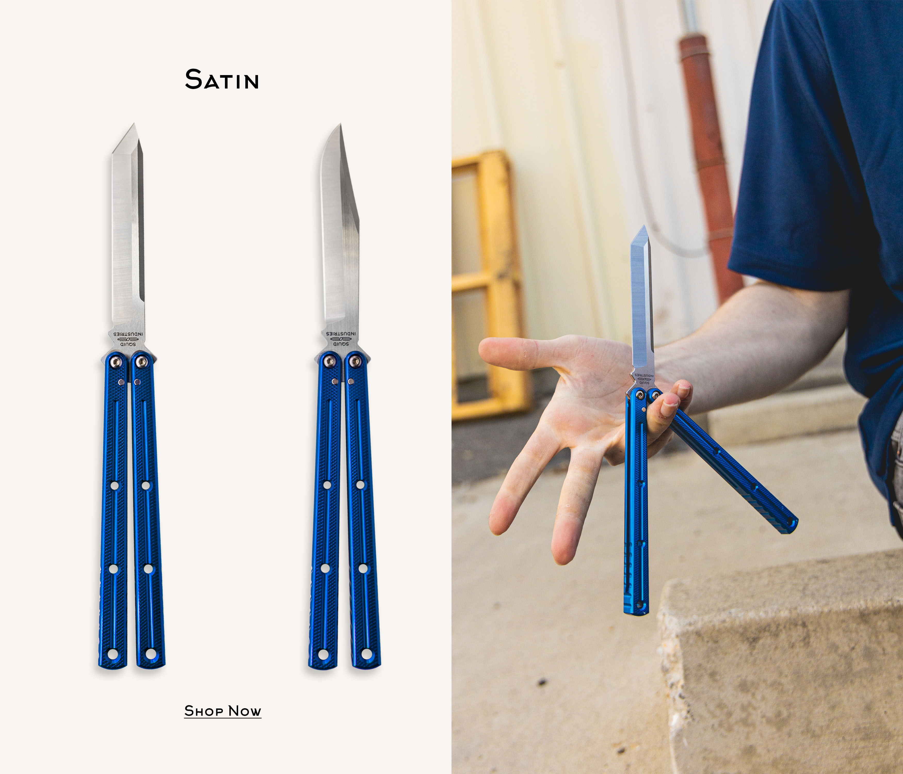 🔵 Blue Krake Raken LIVE BLADES AVAILABLE NOW on Blade HQ! 🔵 Squid